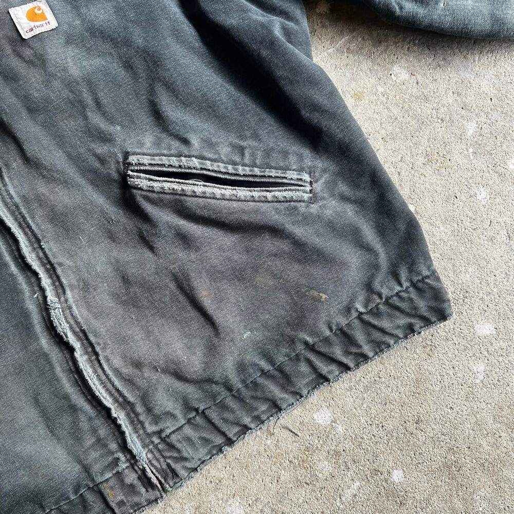 Carhartt faded black detroit work wear jacket - Picture 8 of 16